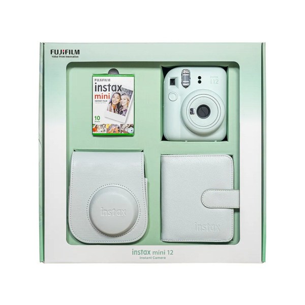 INSTAX MINI 12 MINT GREENBUNDLE BOX