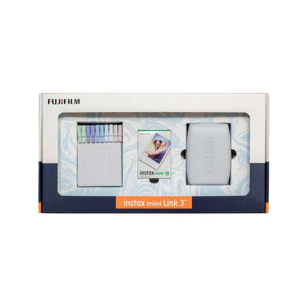 INSTAX MINI LINK3 C WHITE BUNDLE BOX