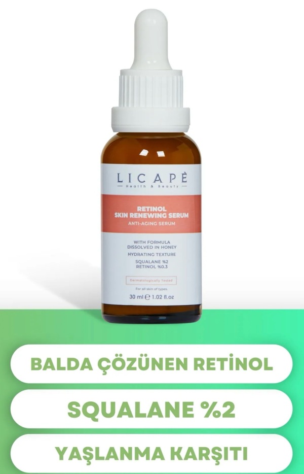 Licape Retinol serum yaşlanma əleyhinə