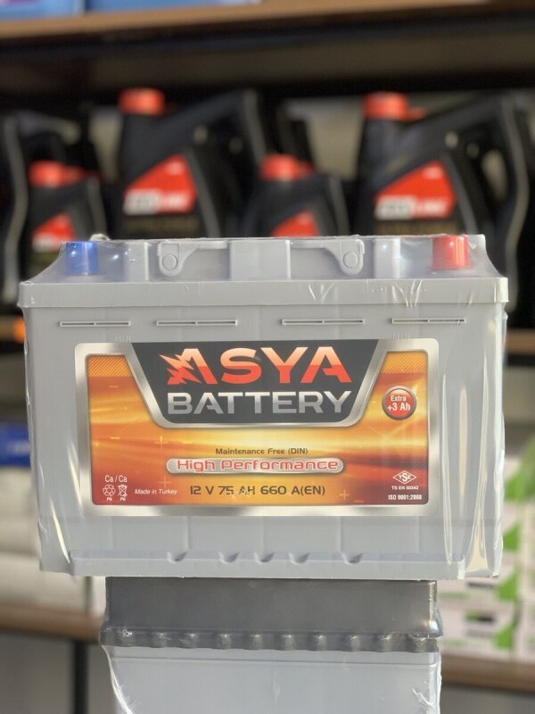 Akkumulyator Asya 12V75Ah  660A