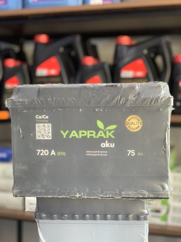 Akkumulyator Yaprak Akü 12V75Ah  720A