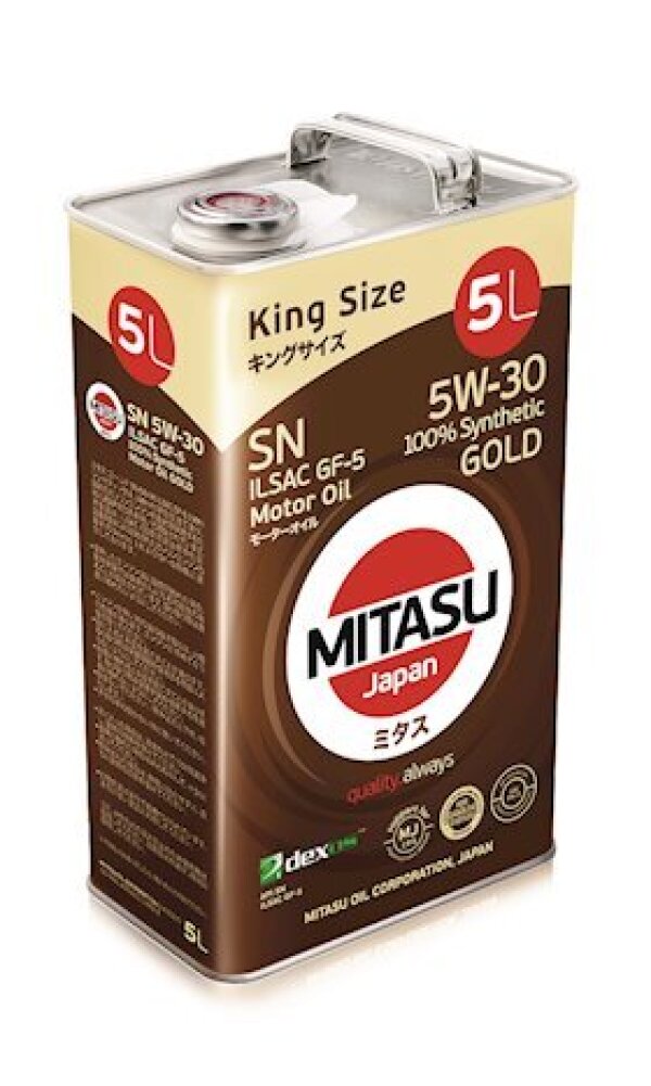 Mühərrik yağı Mitasu Gold SN 5W30 5L