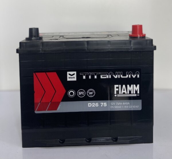 Akkumulyator TITANIUM FIAMM 12V 75Ah 640A