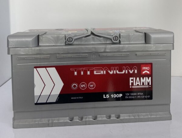 Akkumulyator TITANIUM FIAMM 12V 100Ah 870A