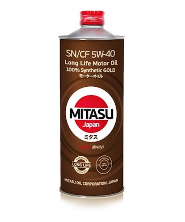 Mühərrik yağı Mitasu Gold LL SNCF 5W40 1L