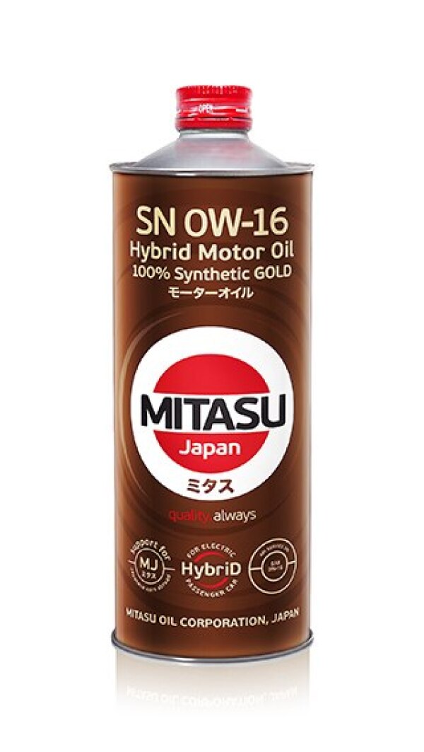 Mühərrik yağı Mitasu Gold SN HYBRID 0W16 1L