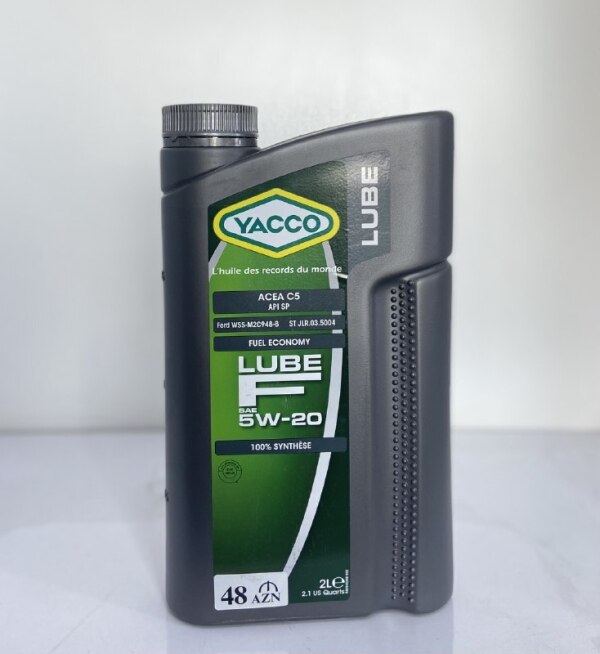 Mühərrik yağı YACCO LUBE F 5W20 2L
