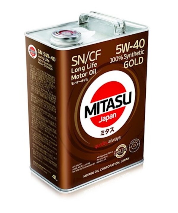 Mühərrik yağı Mitasu Gold LL SNCF 5W40 1L