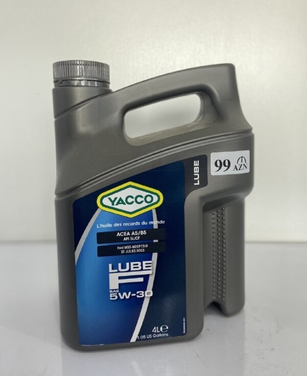 Mühərrik yağı YACCO LUBE F 5W30 4L