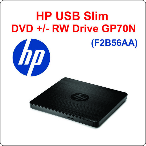 Externall DVD HP USB Slim DVD  RW Drive  HP GP70N