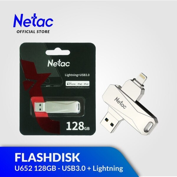 Двойная флешка Netac U652 USB30