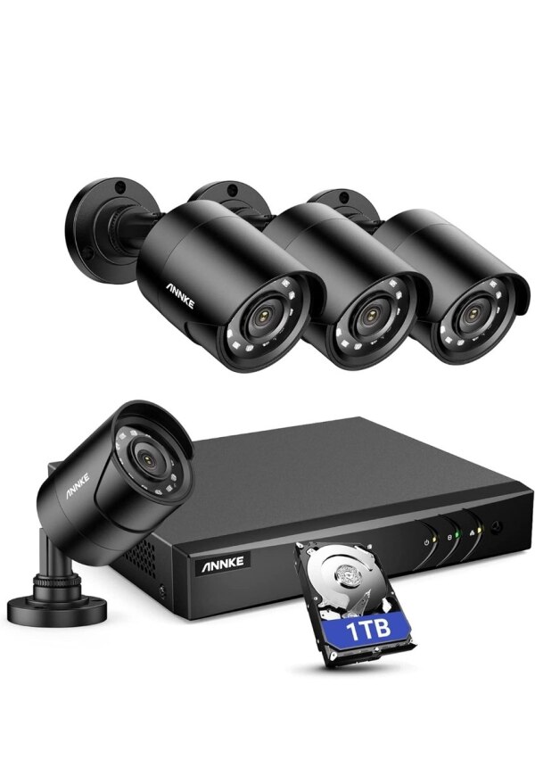 Müşahidə kamera sistemi ANNKE 8CH H265 5MP Lite