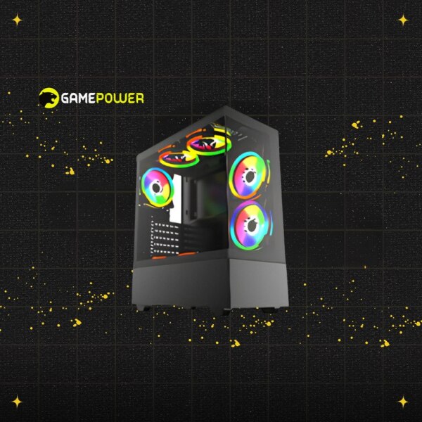 Gaming Gameon 380A RGB BK kompüter korpusu