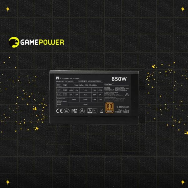 Thermalright TRTB850S Power Supply ATX 80 PLUS Bronze