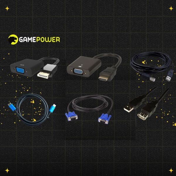 Kabellər Hdmi Vga Usb Uzadıcı