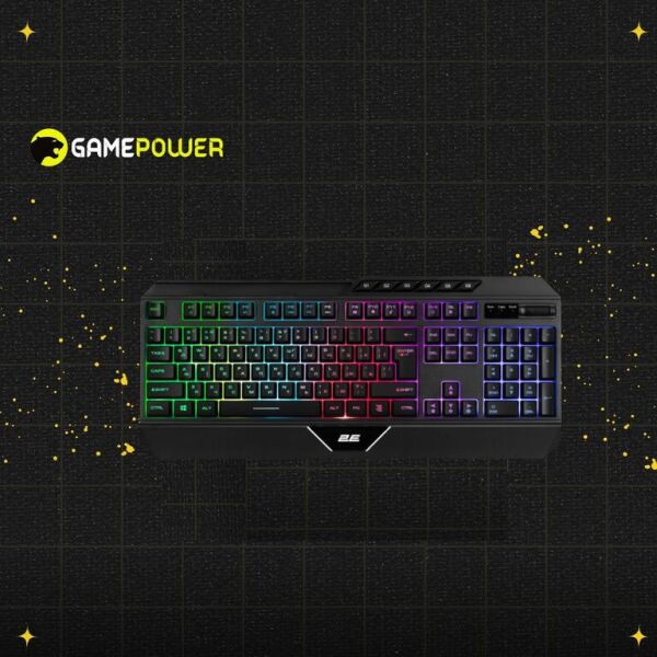 Klaviatura 2E KG315 RGB Black