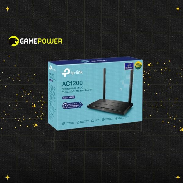 WiFi router TPLink Archer VR400 V3 AC1200