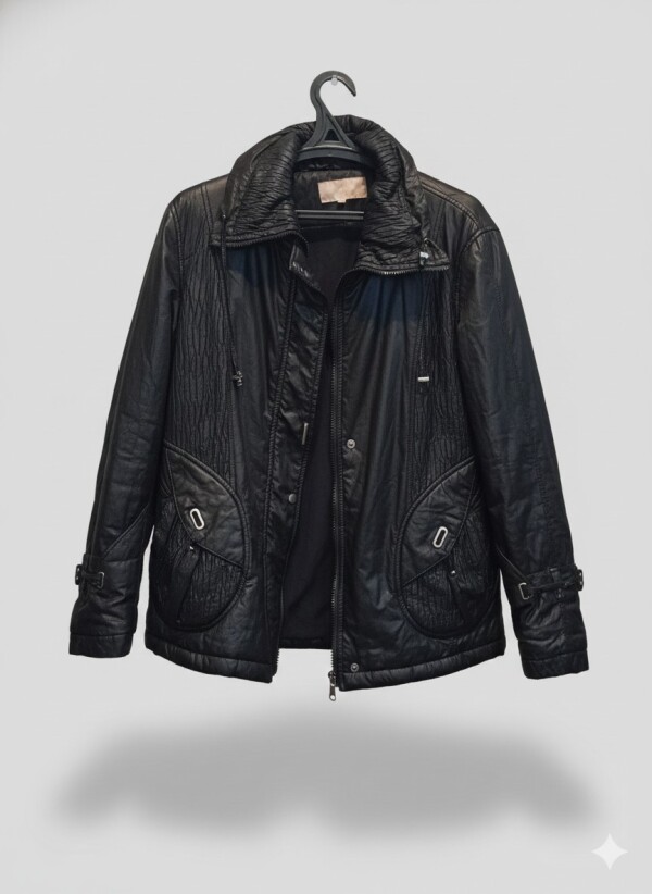 Dəri kurtka: əla vəziyyətdədir