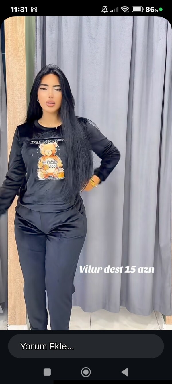 yeni alınıb olcu boyuk olduqu ucun satiram hec geyinilmiyib