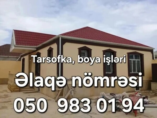 Tarsofka, mata, boya işləri