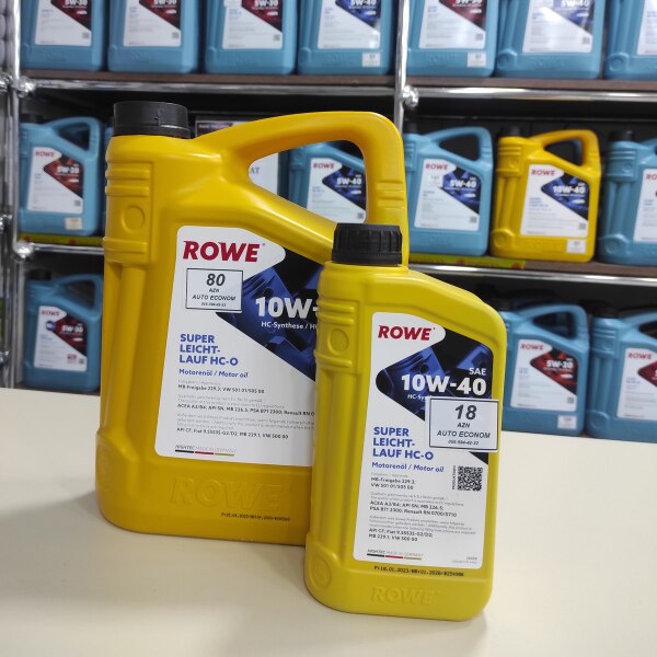 Rowe SUP LEICHTLAUF HCO SAE 10W40 mühərrik yağı