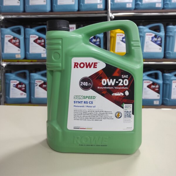 Rowe SYNT RS C5 SUNSPEED SAE 0W20 yağı