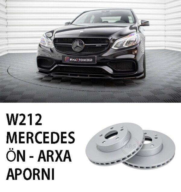 Mercedes W212 ön və arxa əyləc diski
