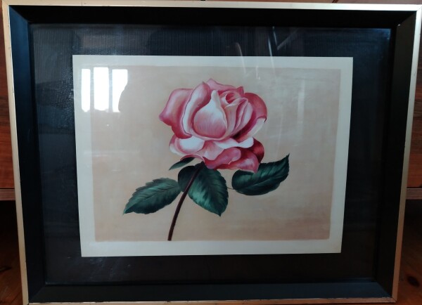 Gül şəkli (əl işi)