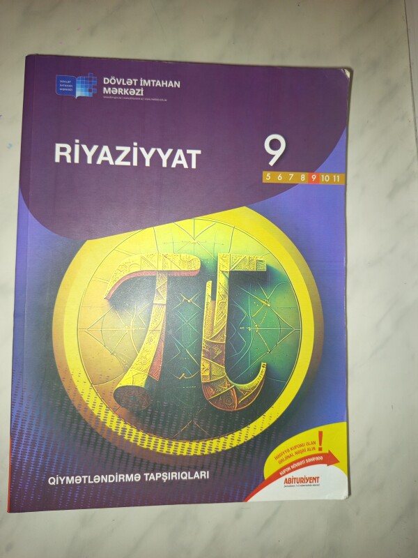 Riyaziyyat 9 sinif tapşırıqlar