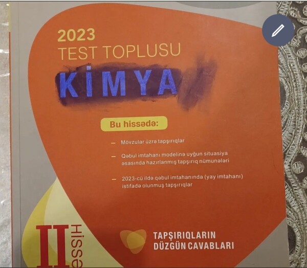 Kimya 2ci hissə toplu satılır