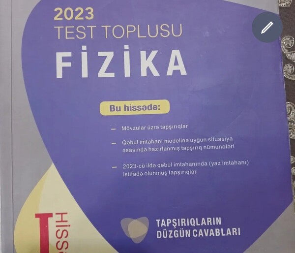 Fizika 1ci hissə toplu satılır