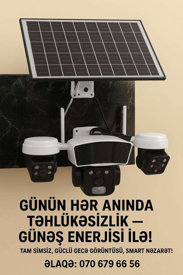 Hər növ keyfiyyətli kameraların satışı və keyfiyyətli şəkildə quraşdırılması