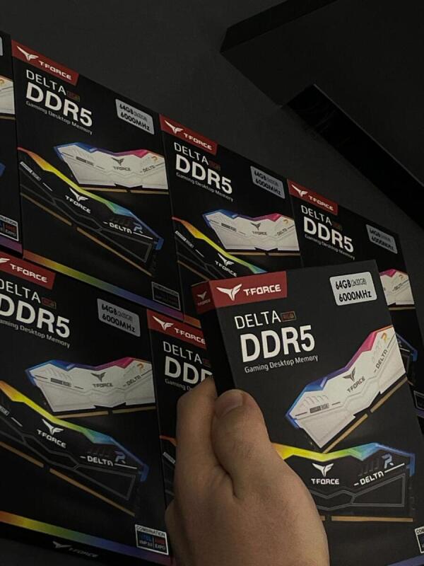 TEAMGROUP TForce Delta RGB DDR5 RAM 64GB 232GB 6000MHz