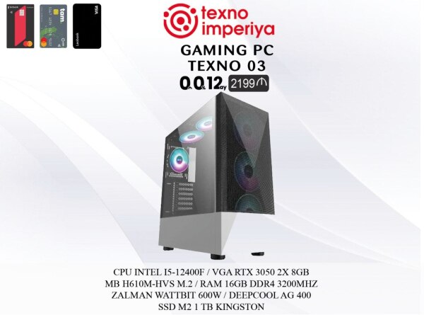 Masaüstü kompüter Texno Case 3