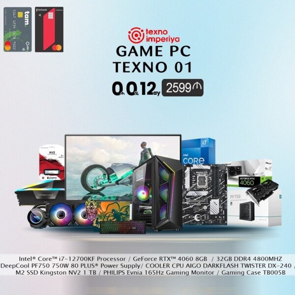 Masaüstü kompüter Texno Gaming Case