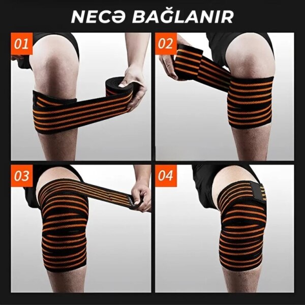 Tənzimlənən diz bandajiYC7003