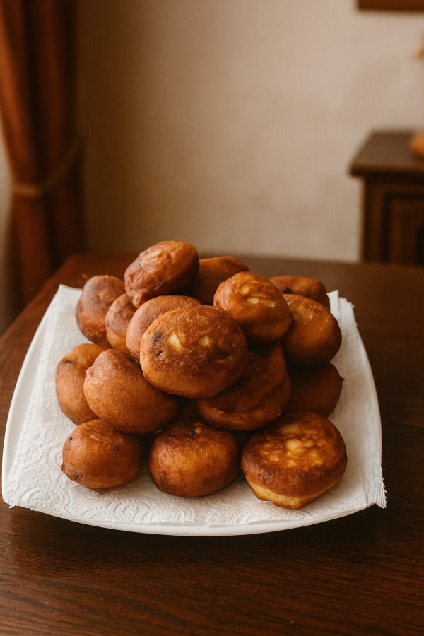 Оладушки на яблочном пюре