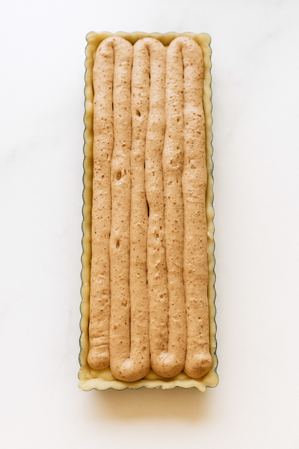 Сабле тарт с миндальным франжипаном