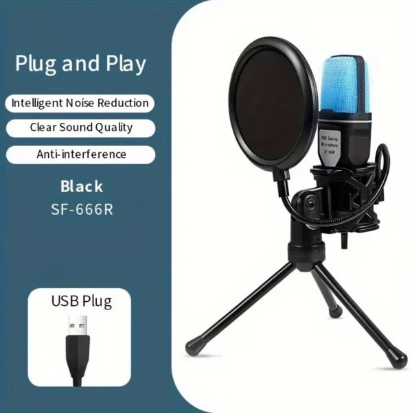 Yanmai SF-666R RGB USB Game Microphone