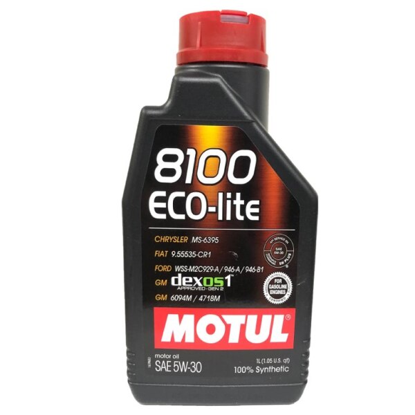 Mühərrik yağı Motul 8100 EcoLite 5W30 1Lt