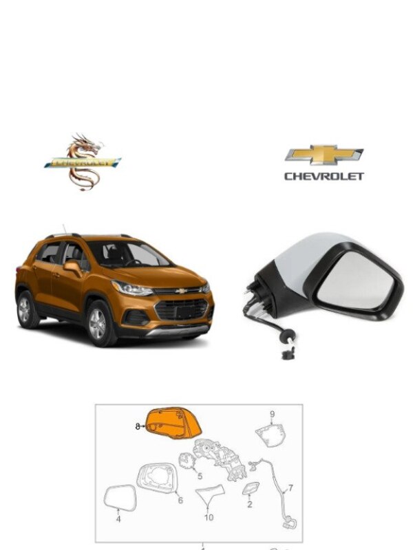 Chevrolet Trax 2017 güzgü zbor
