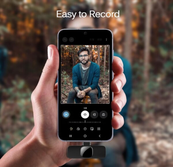 Wireless çüt yaxa mikrofon Typec
