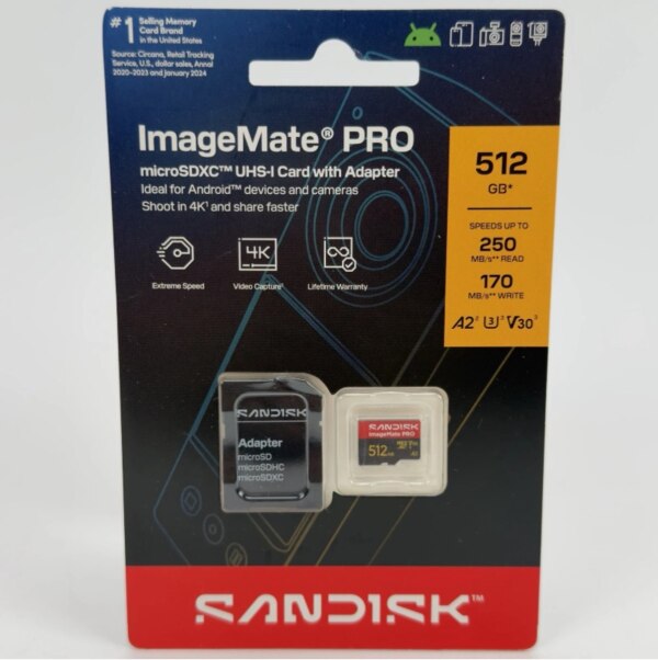 SanDisk ImageMate Pro 4K 512GB 250Mb170MB