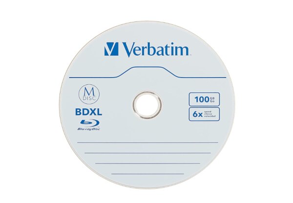 Verbatim Bluray BDXL 100GB ömürlük arxiv