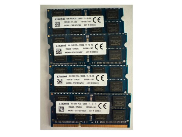 RAM 8GB DDR3 PC3L12800S Kingston