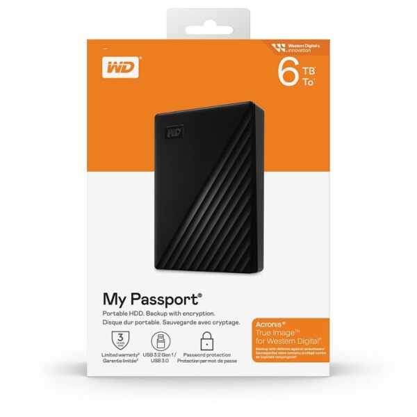 Xarici Hard Disk WD My Passport 6TB 