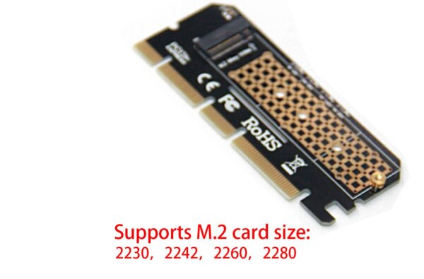 SSD konvertor PCIe to M2 NVME