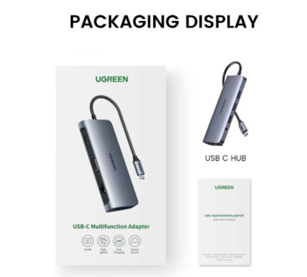 TypeC HUB 10in1 Ugreen 4K