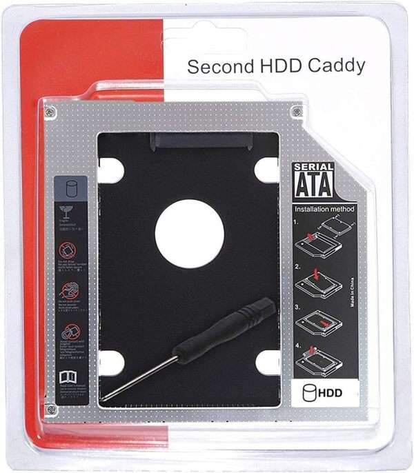 HDD SSD qab Caddy 95mm 127mm
