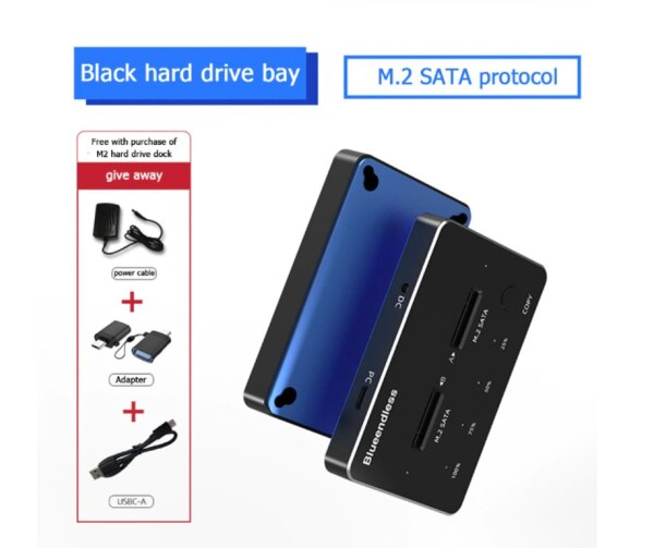 DualBay M2 Sata SSD Offline Clone